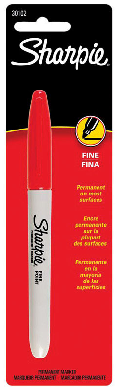 Sharpie Red Fine Tip Permanent Marker 1 pk