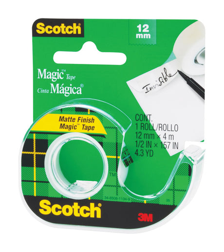 Scotch Magic 1/2 in. W X 12.5 yd L Tape Clear