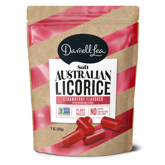 Darrell Lea Strawberry Licorice 7 oz