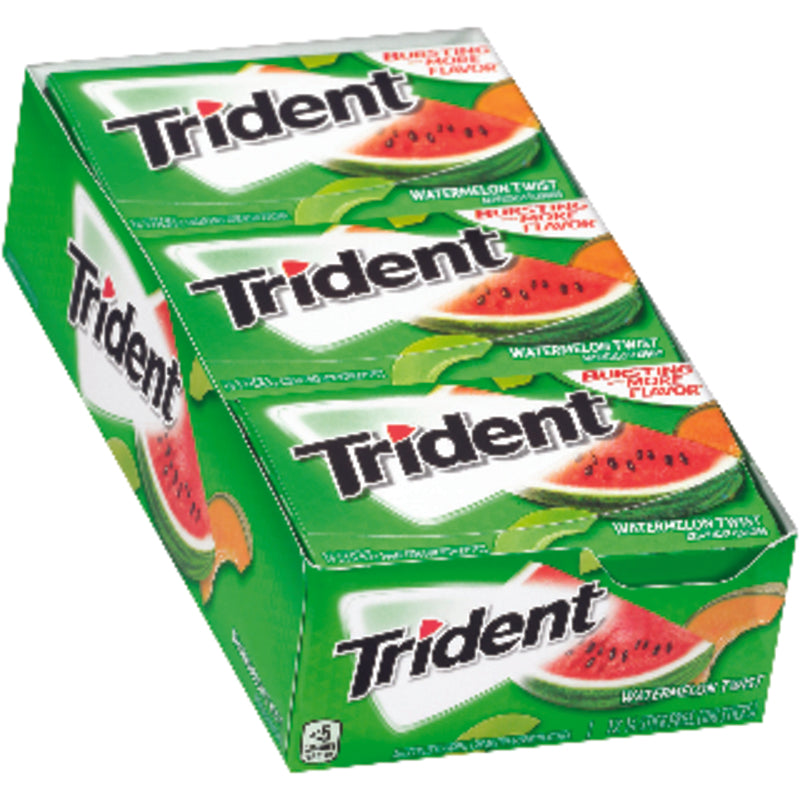 Trident Sugar Free Watermelon Twist Chewing Gum 12 pk