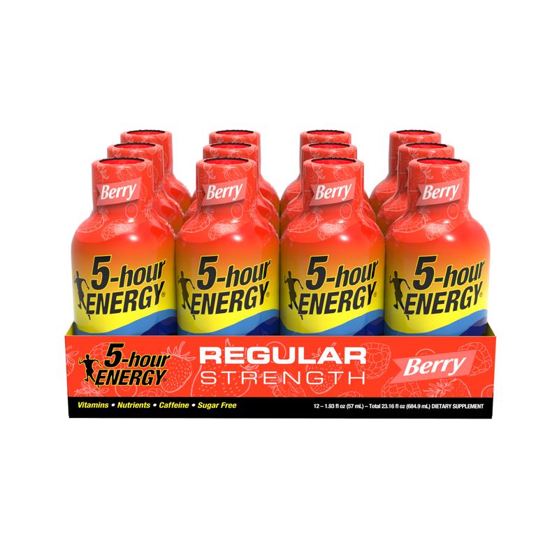 5-hour Energy RegularStrength Sugar Free Berry Energy Shot 1.93 oz