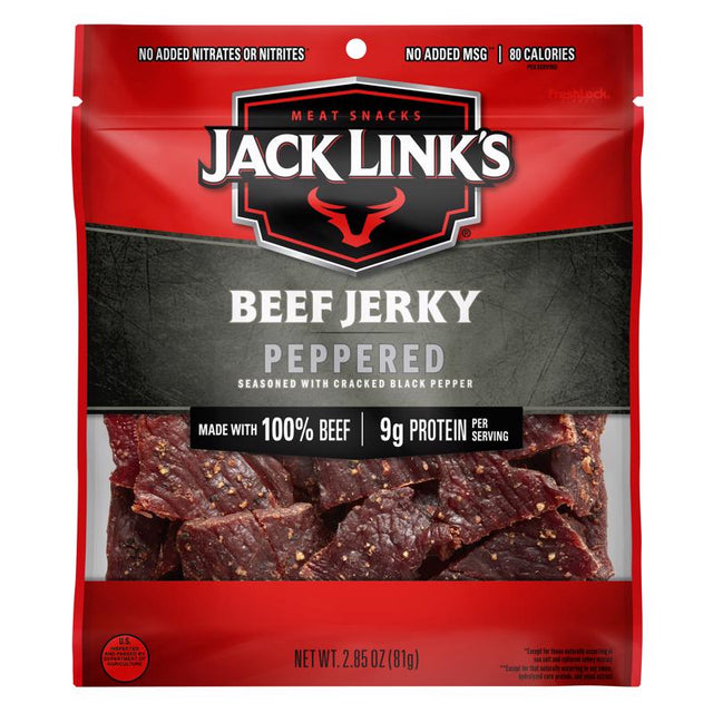 Jack Link's Peppered Beef Jerky 2.85 oz Bagged