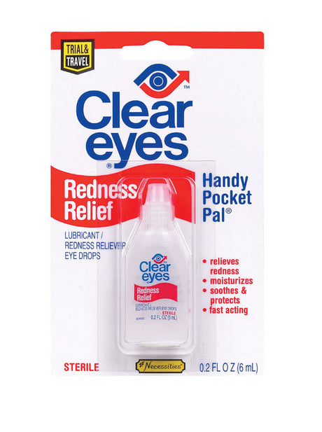 Clear Eyes Handy Pocket Pal Redness Relief Eye Drops 0.2 oz 1 pk