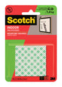 Scotch Double Sided 1 in. W X 1 in. L Mounting Squares White