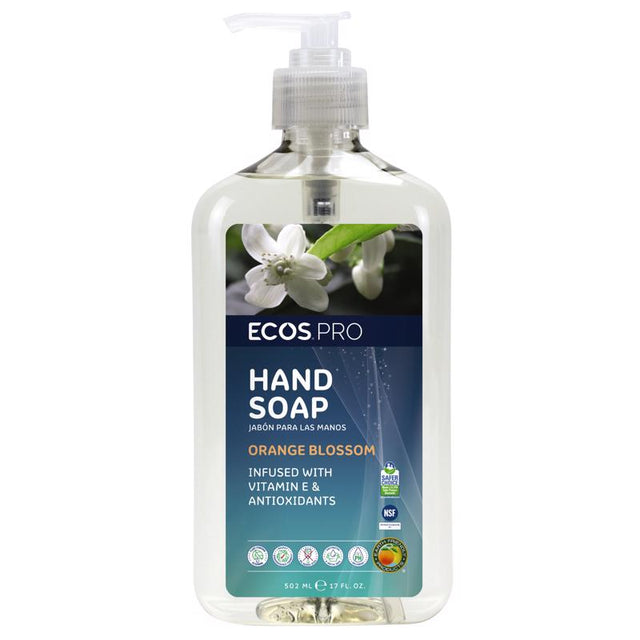 ECOS PRO Orange Blossom Scent Liquid Hand Soap 17 oz