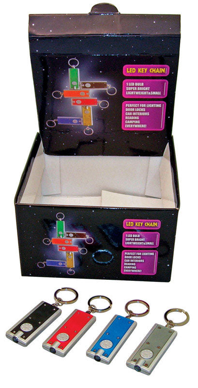 Diamond Visions Plastic Assorted LED Key Chain