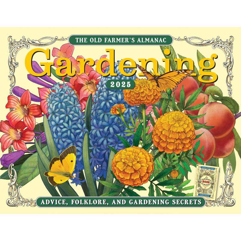 The Old Farmer's Almanac Yankee Publishing Gardening Calendar 2025 Calendar