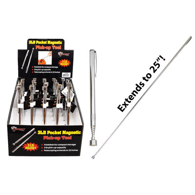 Diamond Visions 25 in. Telescoping Pocket Pick-Up Magnet 3 lb