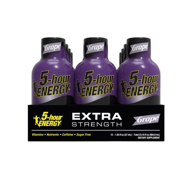 5-hour Energy Extra Strength Sugar Free Grape Energy Shot 1.93 oz