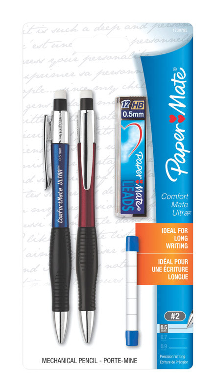 Paper Mate Comfort Mate Ultra #2HB 0.5 mm Mechanical Pencil 2 pk