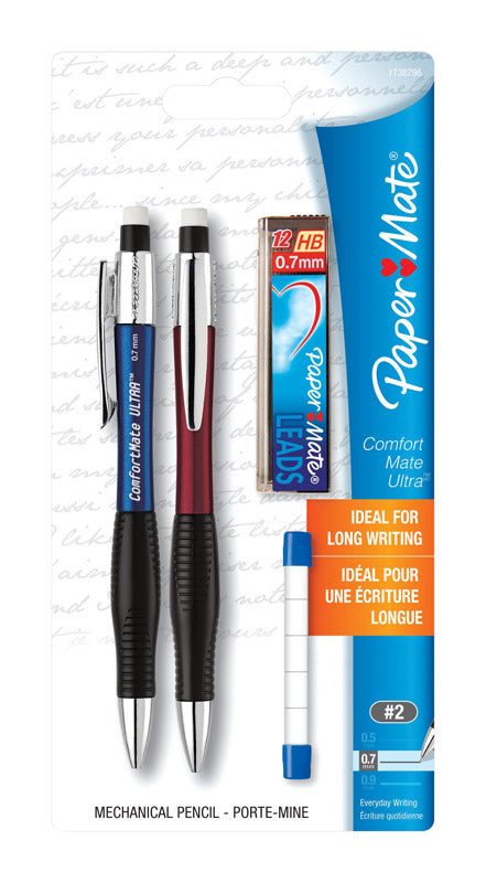 Paper Mate Comfort Mate Ultra #2HB 0.7 mm Mechanical Pencil 2 pk