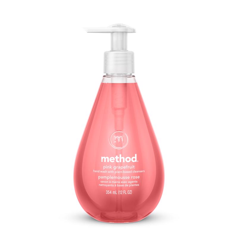 Method Pink Grapefruit Scent Gel Hand Wash 12 oz