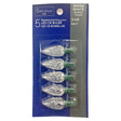 Celebrations LED C6 Warm White 5 ct Replacement Christmas Light Bulbs