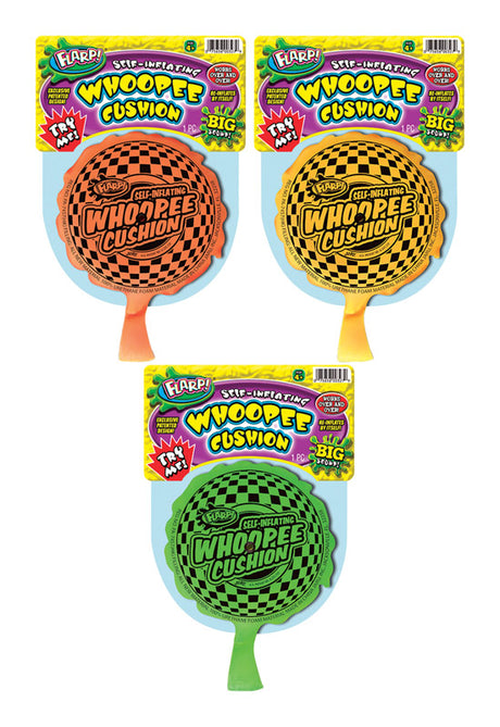 Flarp Whoopee Cushion Rubber Assorted 1 pc