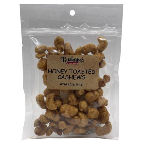 Durhams Honey Toasted Cashews 6 oz Bagged