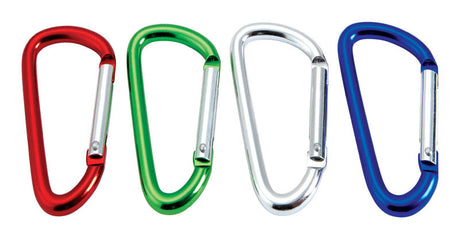 Home Plus Aluminum Assorted D Carabiner