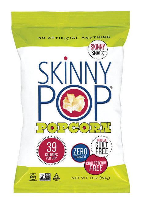 SkinnyPop Skinny Snack Original Popcorn 1 oz Bagged