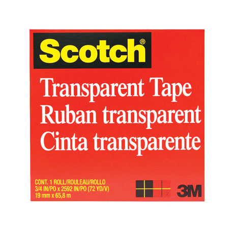 3M Scotch 3/4 in. W X 72 yd L Tape