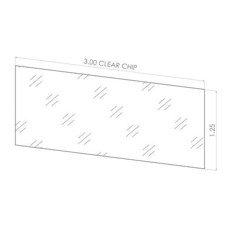 Plastic Shelf Bin Tag Holder 0.001 in. H X 1.25 in. W