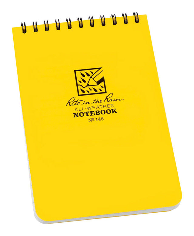 Rite in the Rain 4 in. W X 6 in. L Top-Spiral Yellow All-Weather Notebook