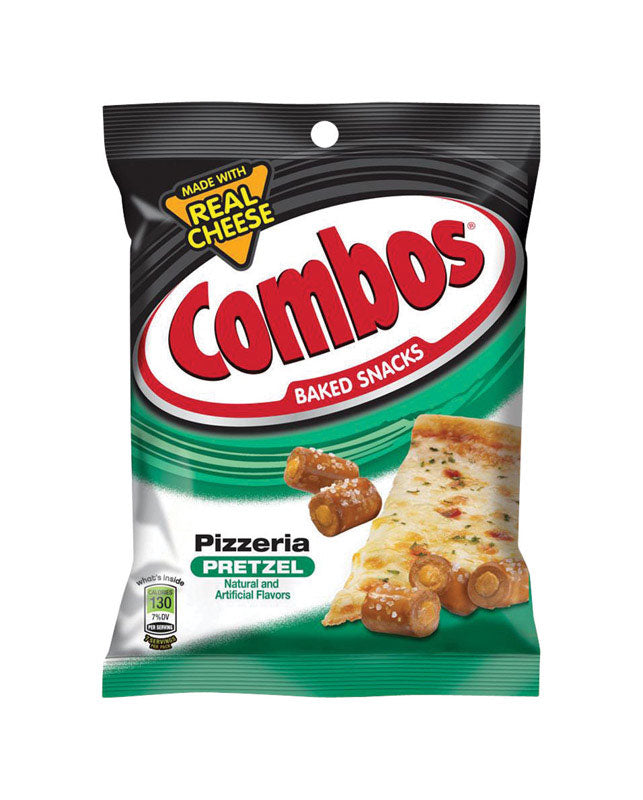 Combos Baked Snacks Pizzeria Filled Pretzels 6.3 oz Pegged