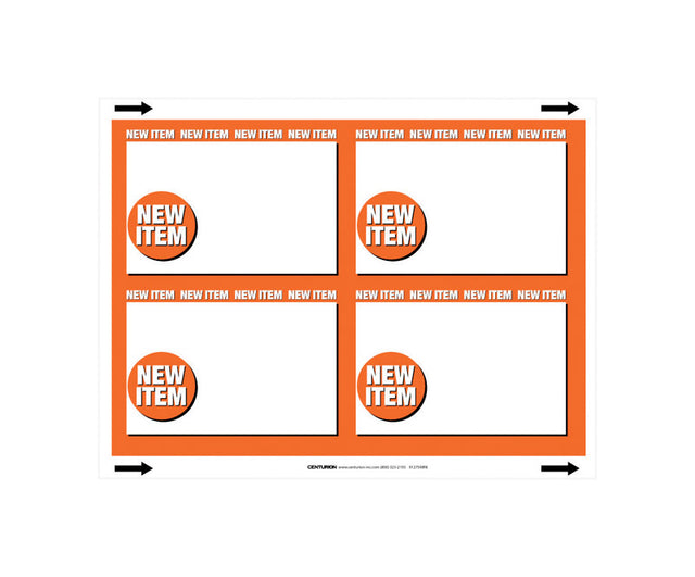 11 in. H X 8.5 in. W Automotive/Sporting Goods Sign 100 Cardstock