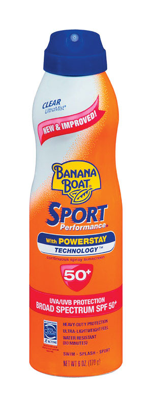 Banana Boat Sport Performance Continuous Spray Sunscreen 6 oz 1 pk