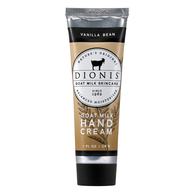 Dionis Goat Milk Vanilla Bean Scent Hand Cream 1 oz 1 pk