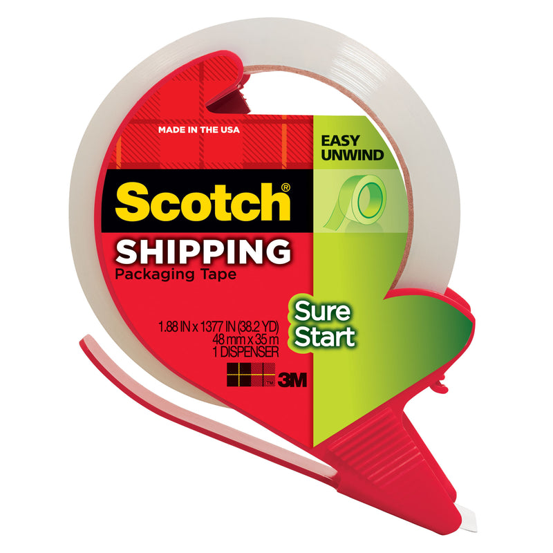 3M Scotch 1.88 in. W X 38.2 in. L Heavy Duty Packaging Tape Clear