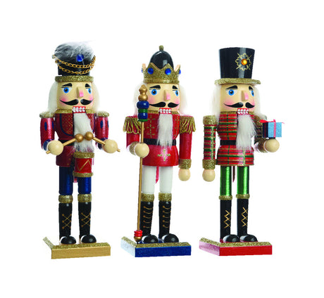 Decoris Assorted Soldier Nutcracker 9.8 in.