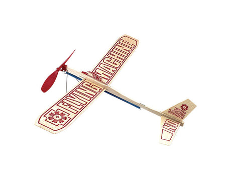 Paul Guillow Fying Machine Glider Plane Balsa Wood Natural 1 pc