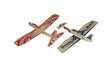 Paul Guillow Super Hero Glider Plane Balsa Wood Natural 2 pc