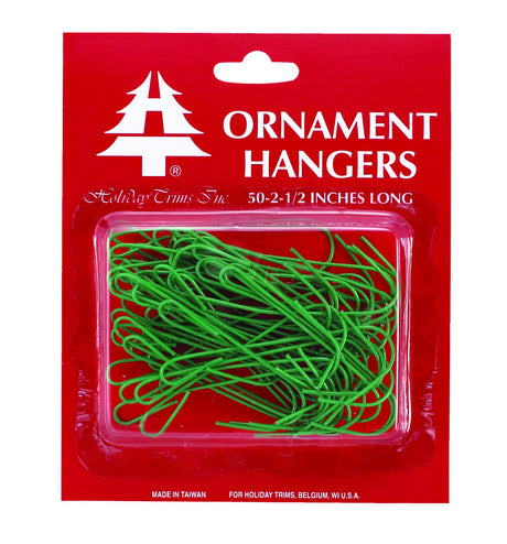 Holiday Trims 2-1/5 in. Ornament Hooks 50 pk