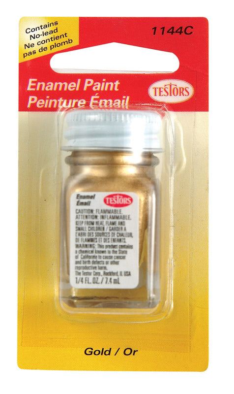 Testors Metallic Gold Hobby Paint 0.25 oz