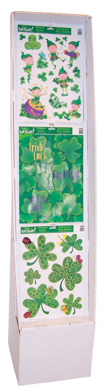 Impact Innovations Assorted St. Patrick's Cling Holiday Decoration