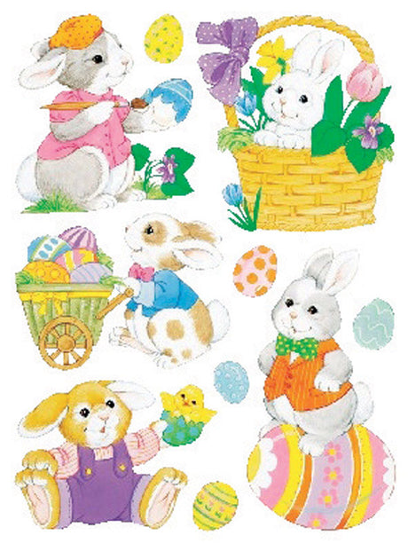 Impact Innovations Assorted Easter Cling Holiday Decoration Gel