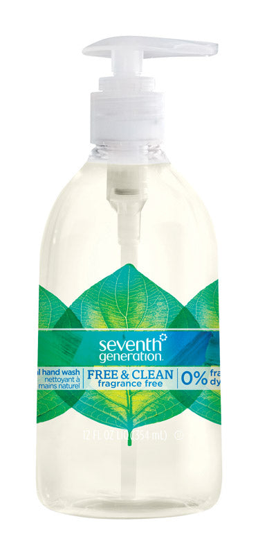 Seventh Generation Free and Clean No Scent Liquid Hand Soap 12 oz