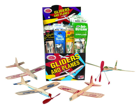 Paul Guillow Gliders and Planes Balsa Wood Multi-Colored 1 pc