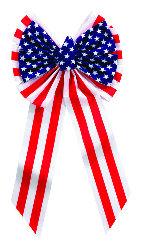 Holiday Trims patriotic Patriotic Bow Velvet 1 pk