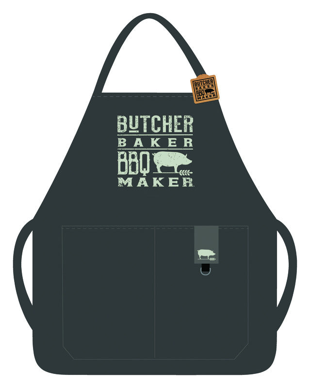 Open Road Brands Butcher Baker BBQ Maker Butcher Baker BBQ Maker Apron Canvas 1 pk